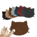 Arranhador Adesivo Carinha de Gato em Carpete Premium - Protetor e Decoração