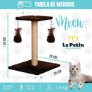 Arranhador Para Gatos Poste com Brinquedo Gato Duplo Exclusivo