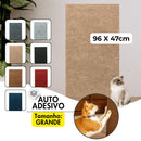 Arranhador Adesivo GRANDE em Carpete para Gato - Protetor de Sofá Cama Box e Parede