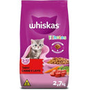 Ração Whiskas Carne e Leite para Gatos Filhotes